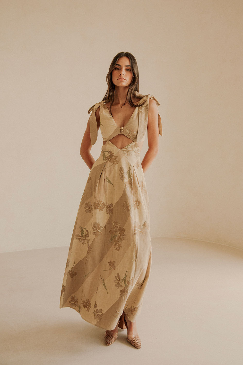 Unique Sample of Maivie Tawny Bloom Women's Dress