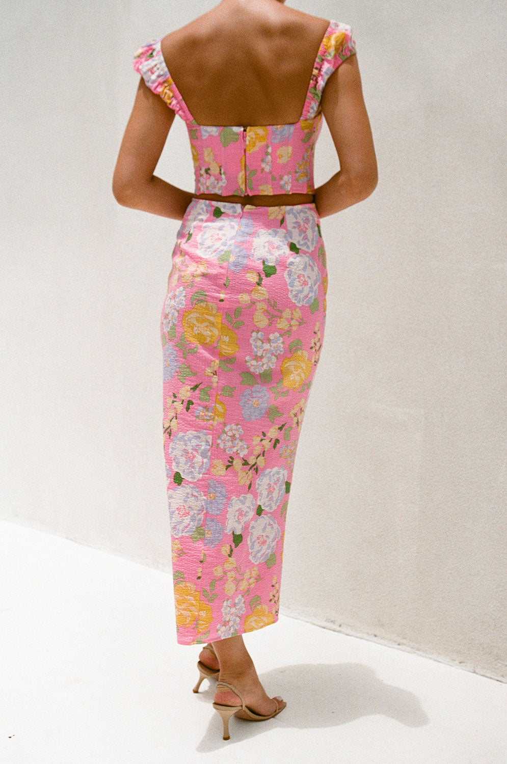 Exquisite Corsage Spring Stormi Skirt with High - Waist Design