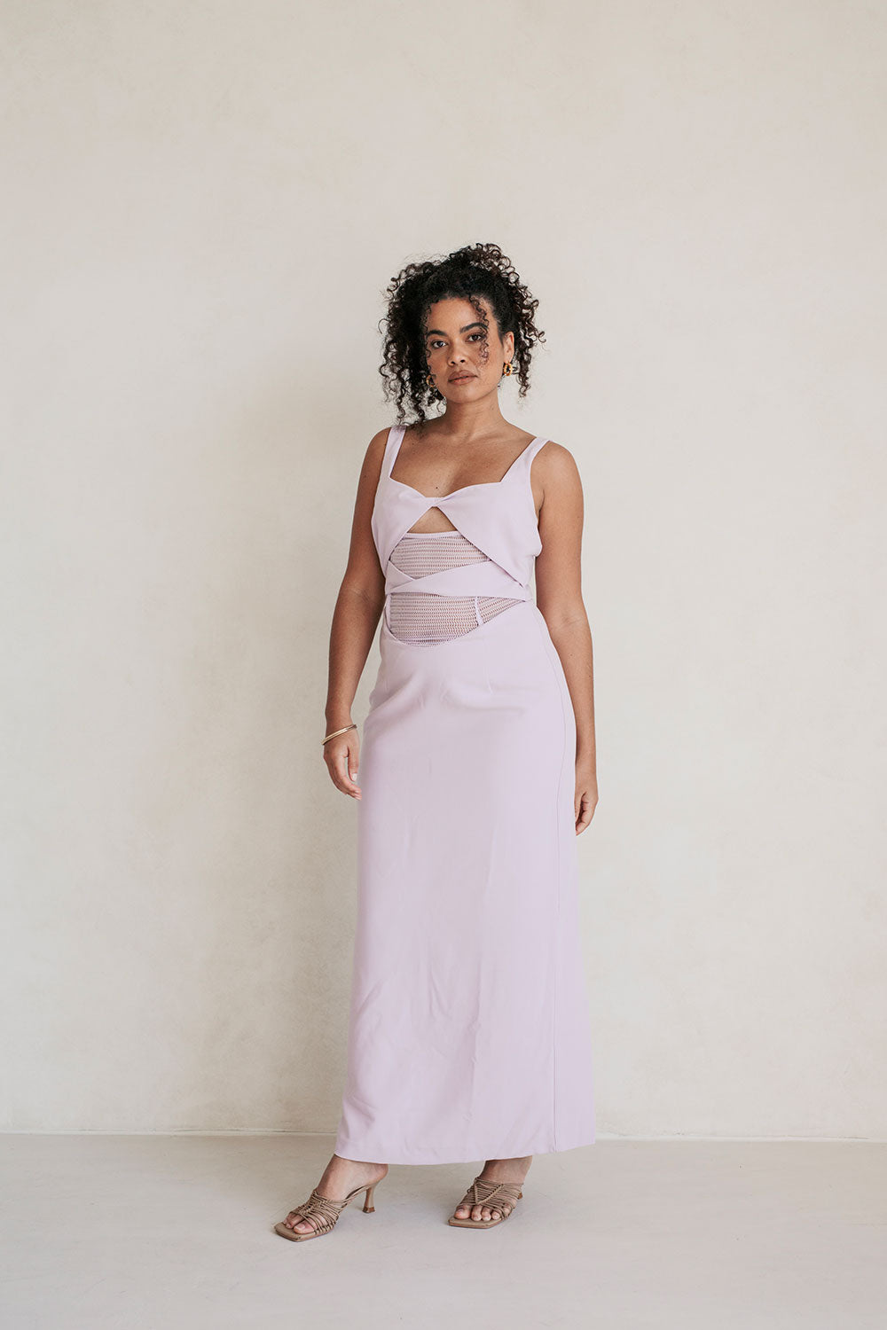 Lavender Zendra Midi Dress - One - of - a - Kind Sample