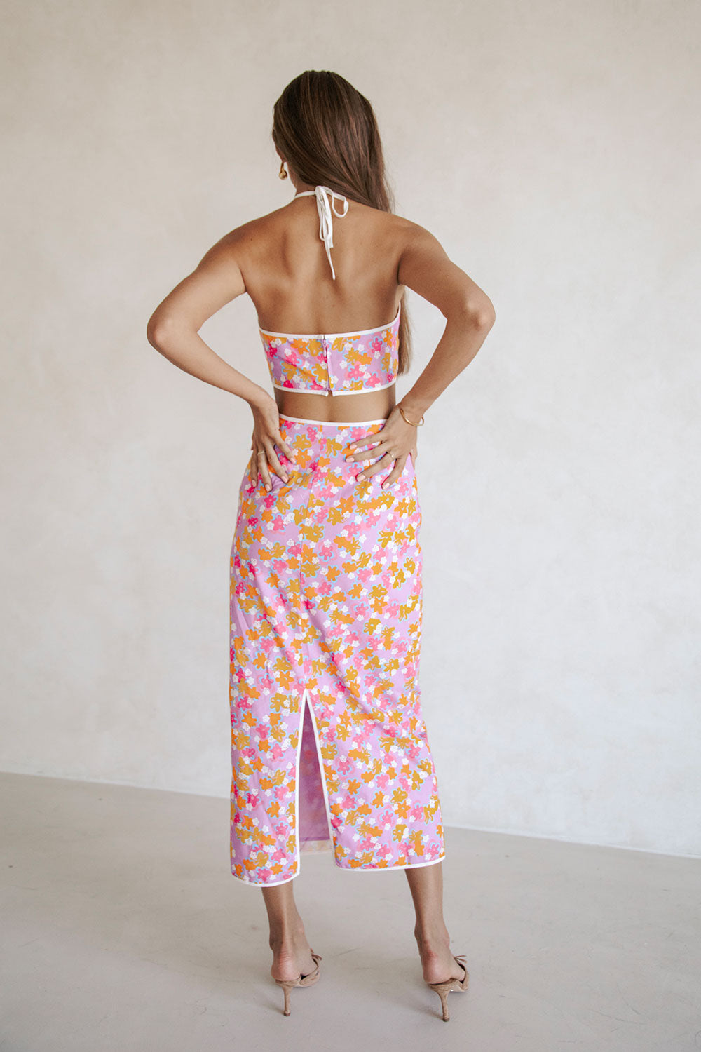 Women's Dakota Midi Dress with Exclusive Dulcie Daisy Print