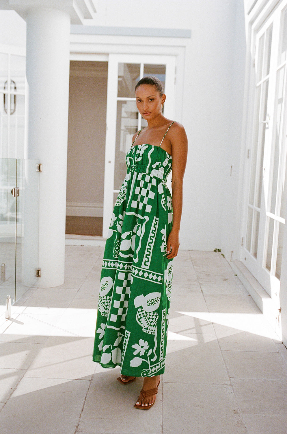 Stylish Maia Dress in Exclusive Lemoni Green for Long Lunches