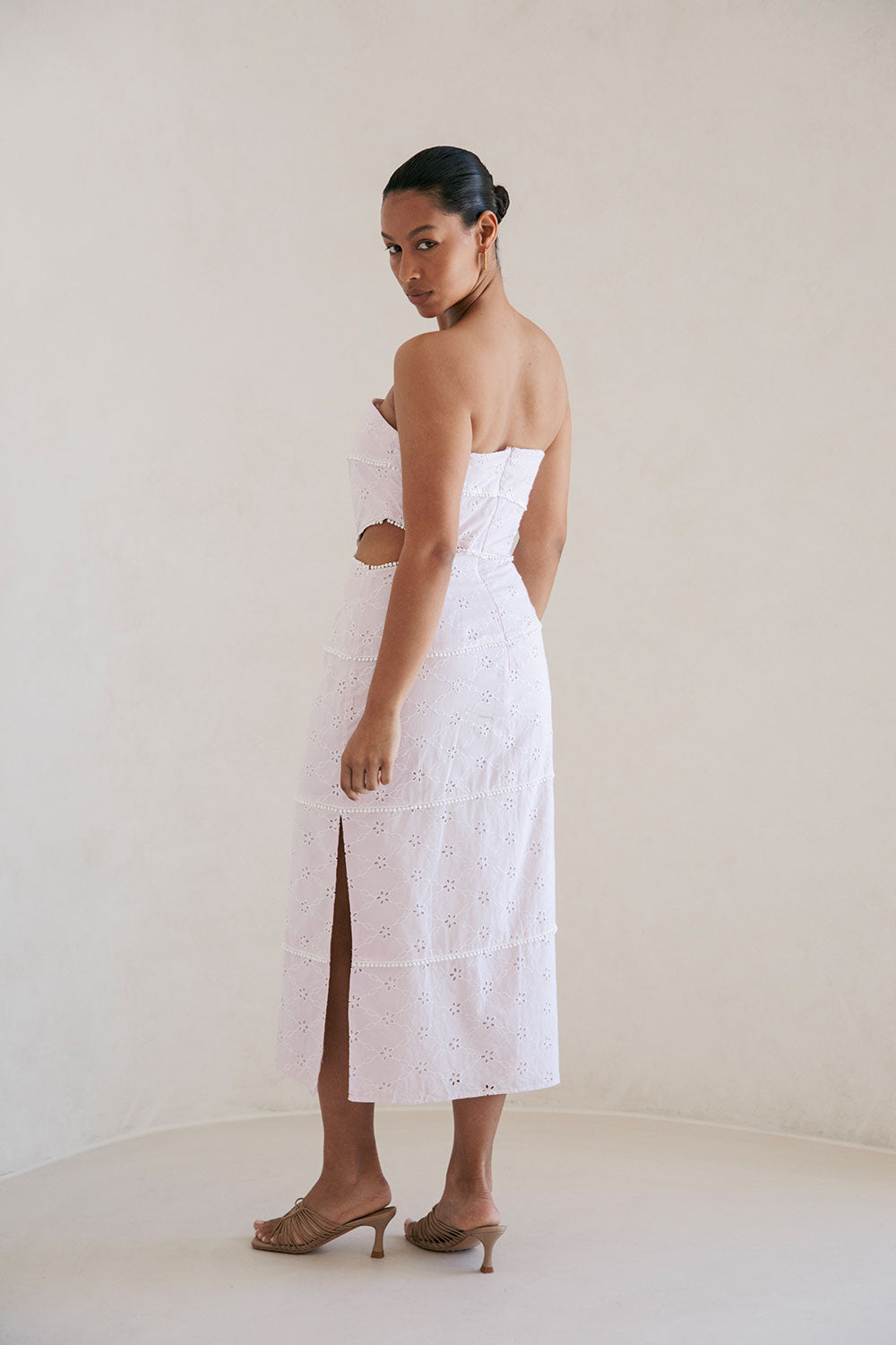 Unique Aylin Midi Dress Sample with Minor Marks