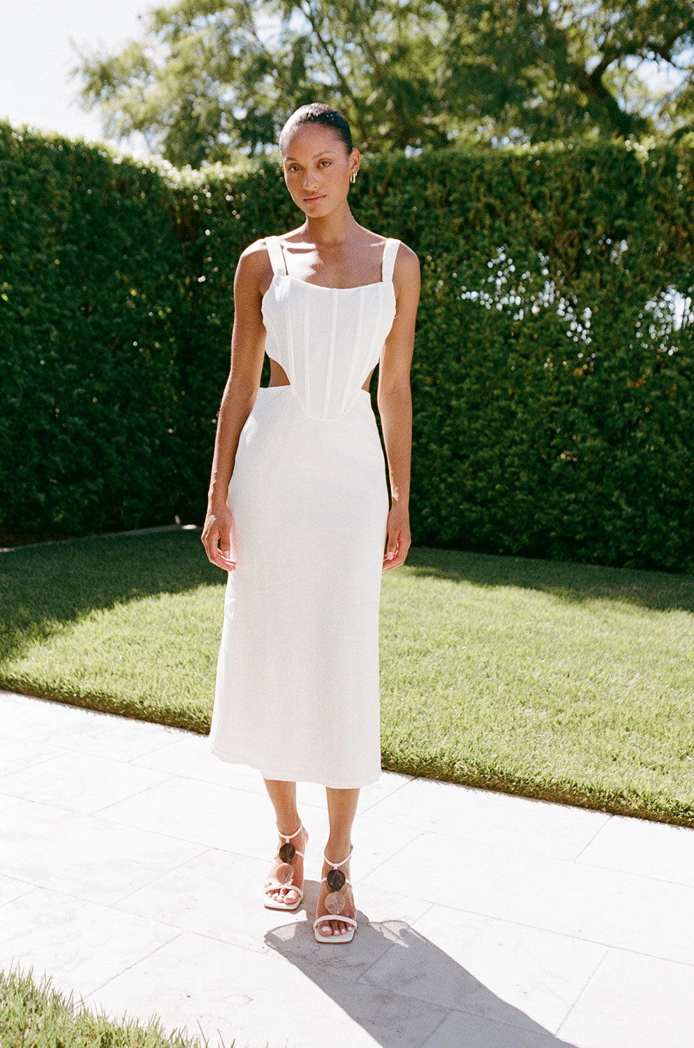 Unique Feliz Midi Dress Sample with a Small Flaw
