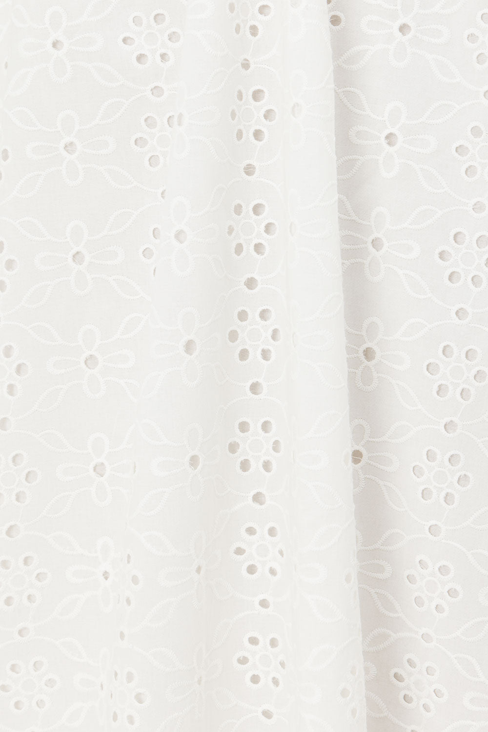 Exquisite Marita White Cotton Broderie Bridal Shower Dress