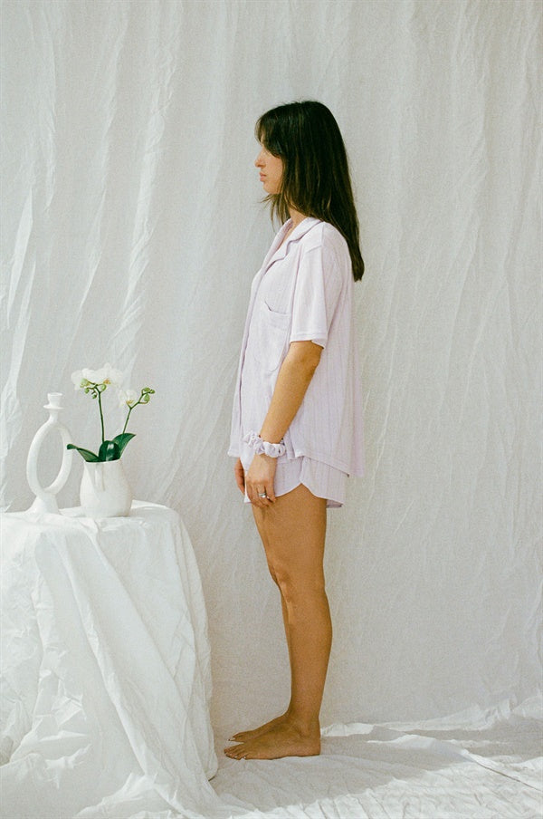 Lilac Colored Siesta Pajama Top - Exclusive Sample Piece