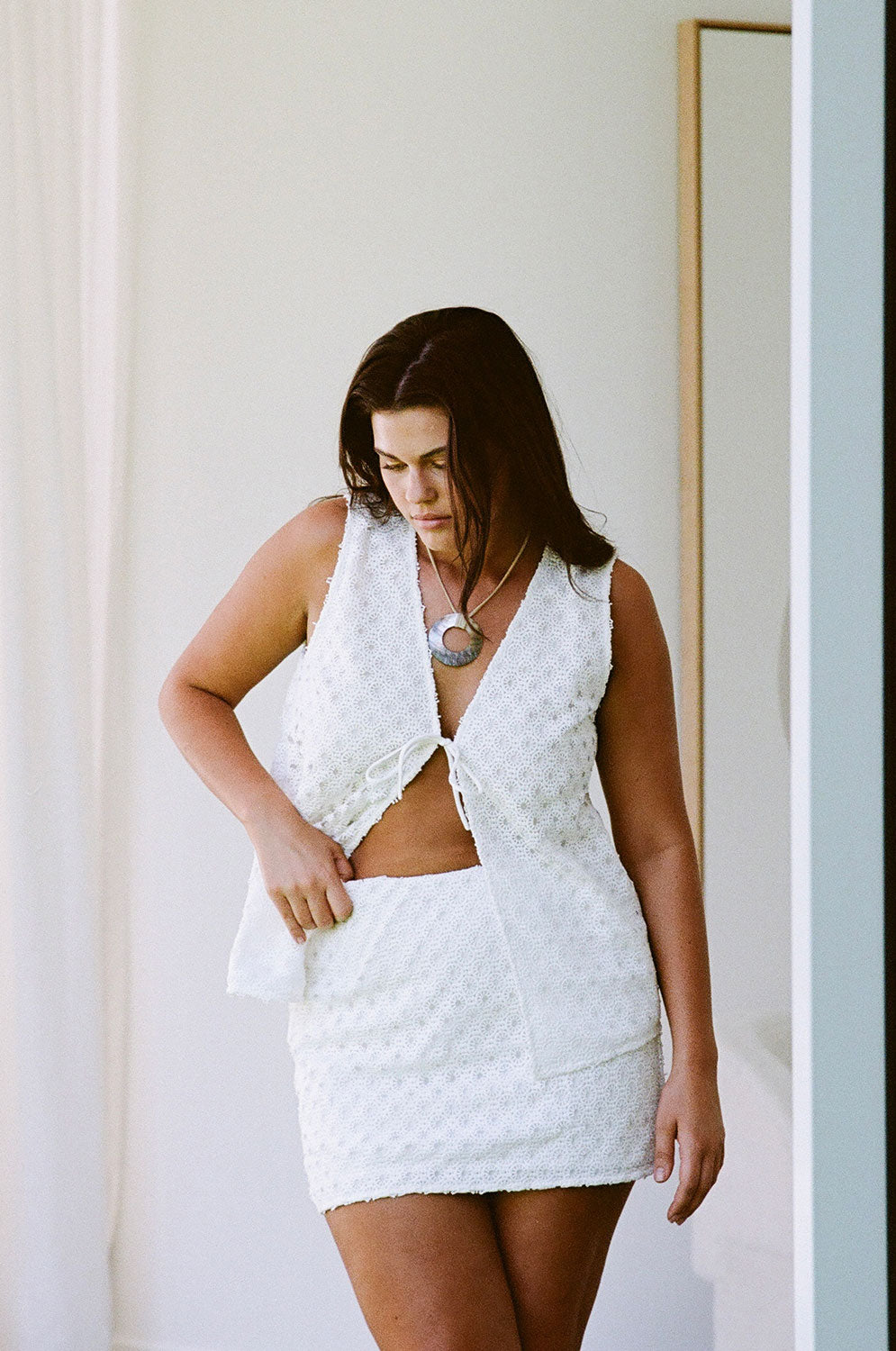 Lace Mirage Women's Fashion Top - Sample Piece