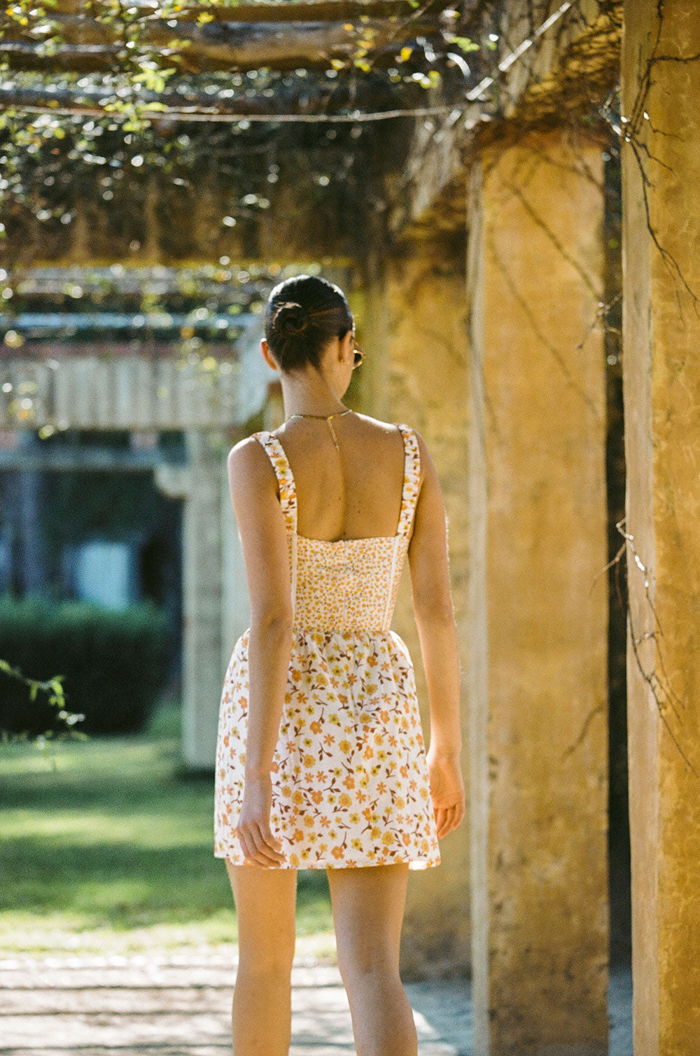 Exquisite Vintage Floral Printed Jourdan Women's Dress