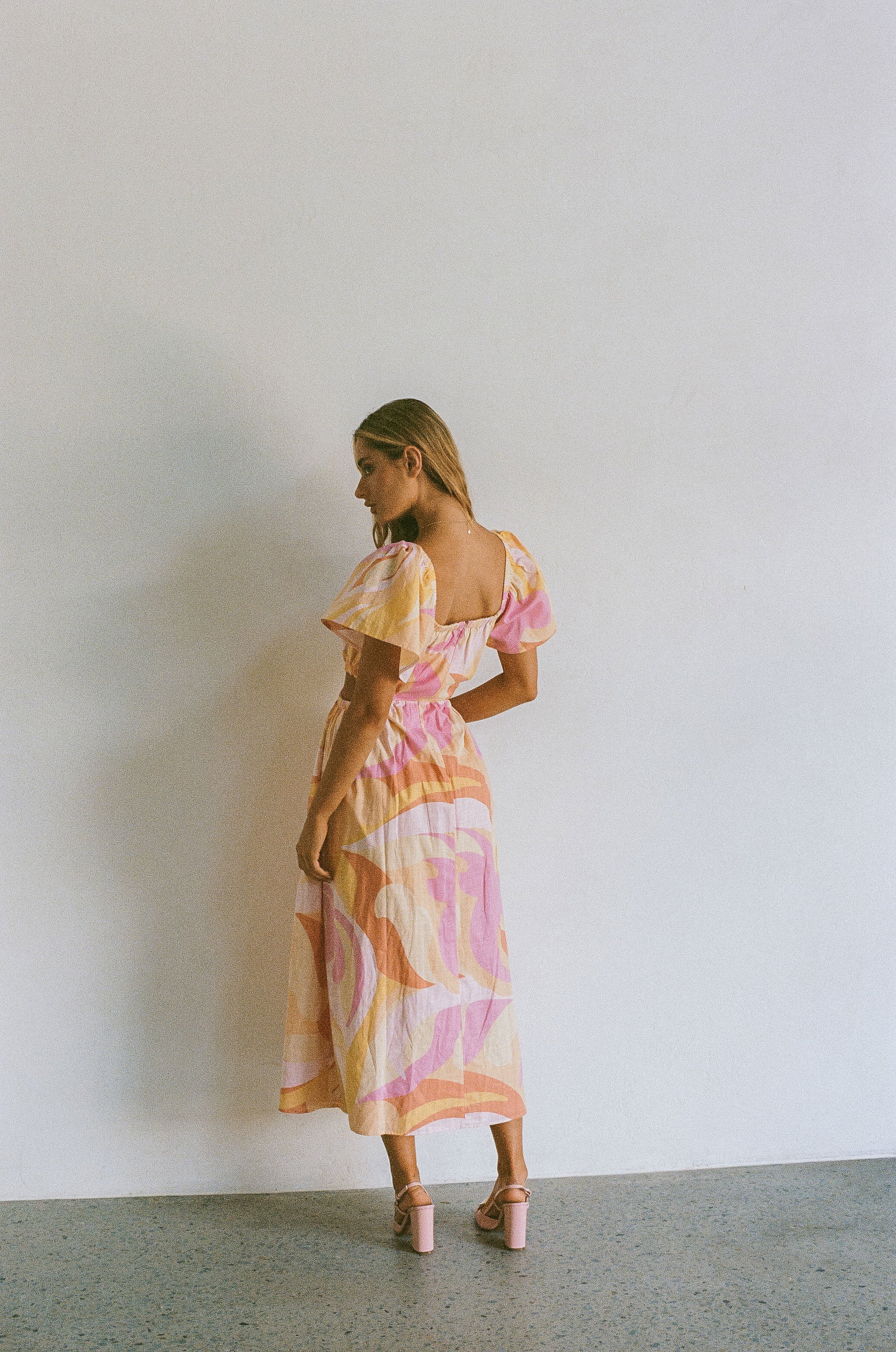 Unique Ezzy Midi Dress - A One - of - a - Kind Sample