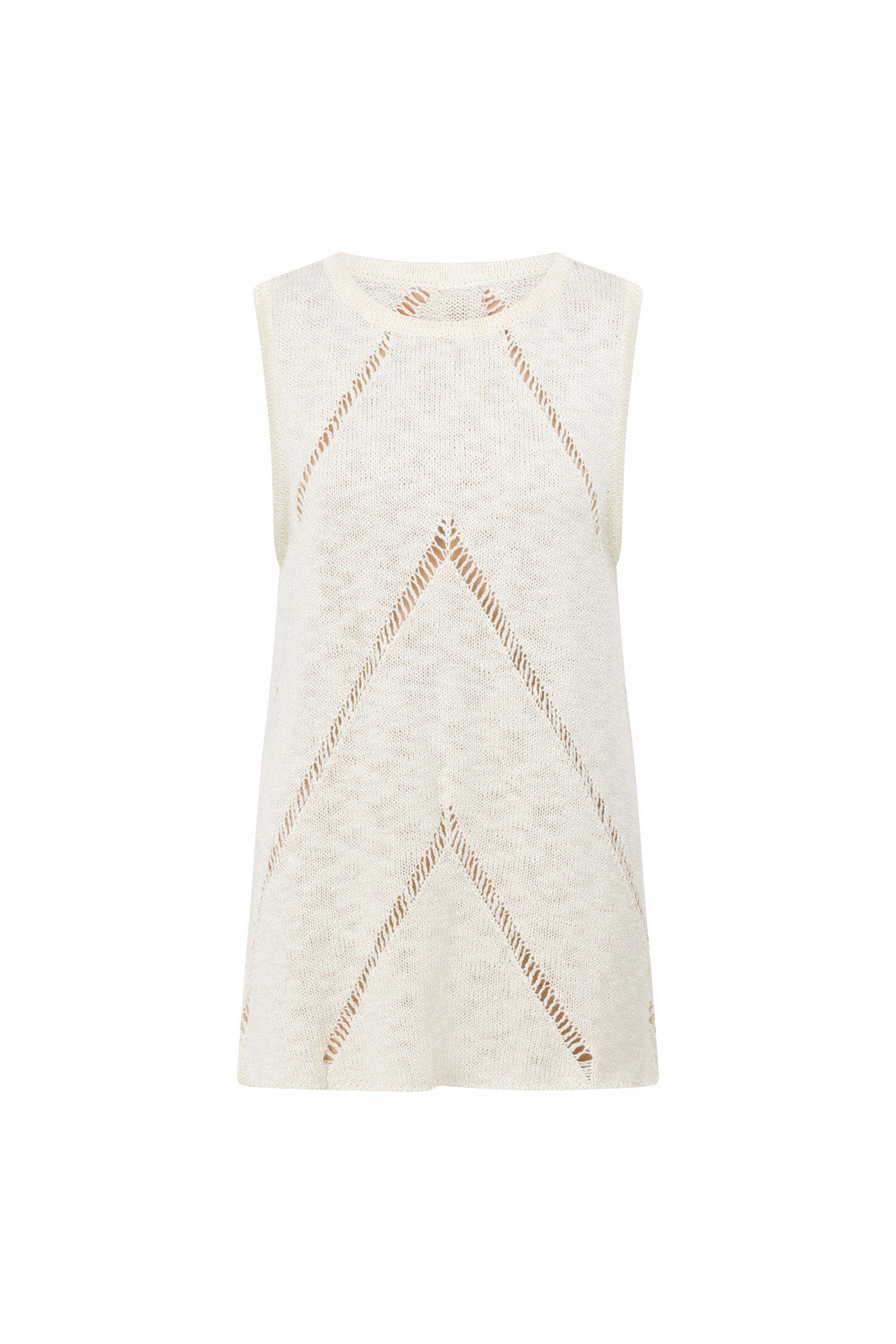 Elegant Cream Knit Josiah Top - A Signature Style