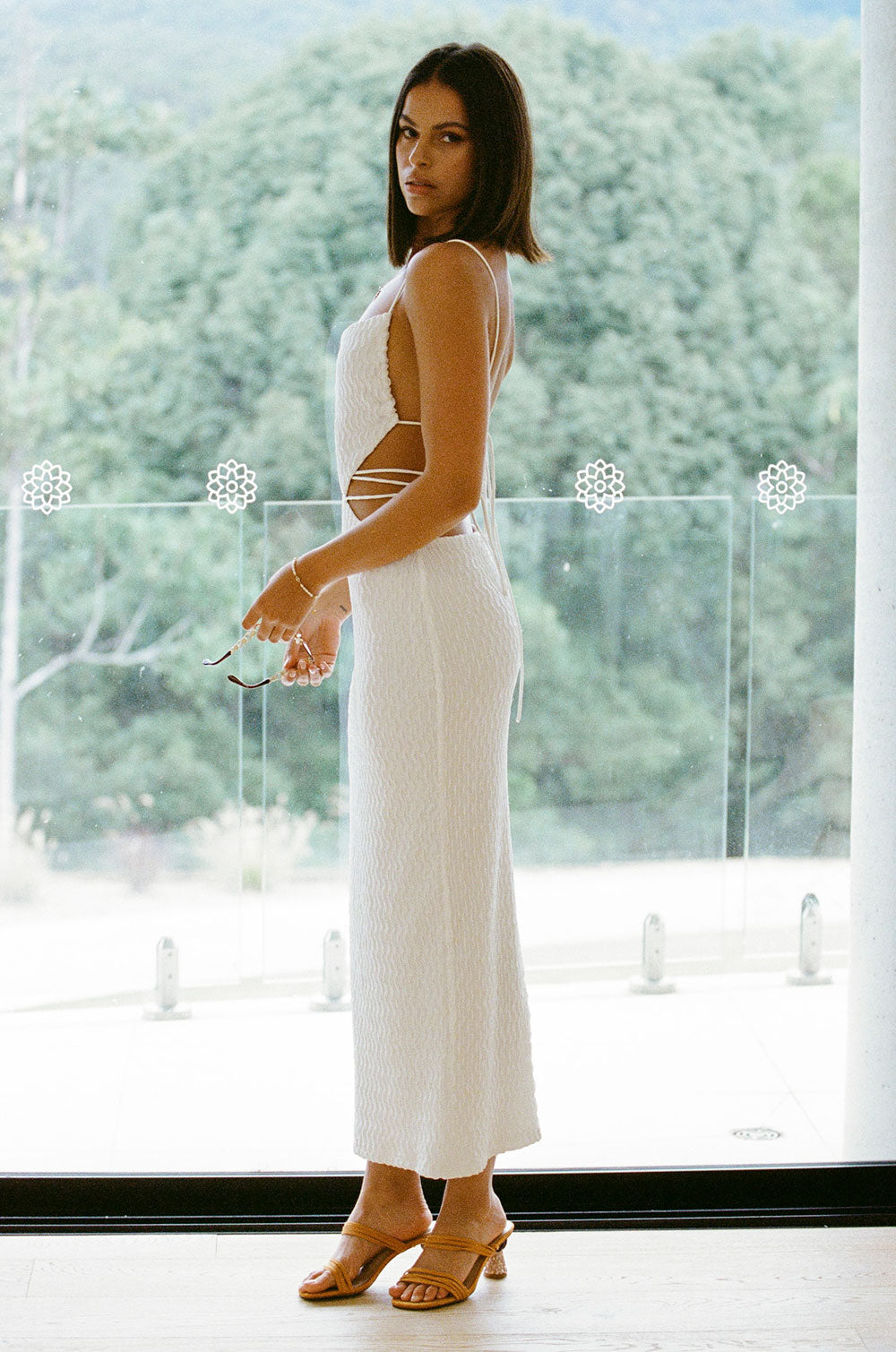 Unique Backless Celestia Dress with Minor Flaws