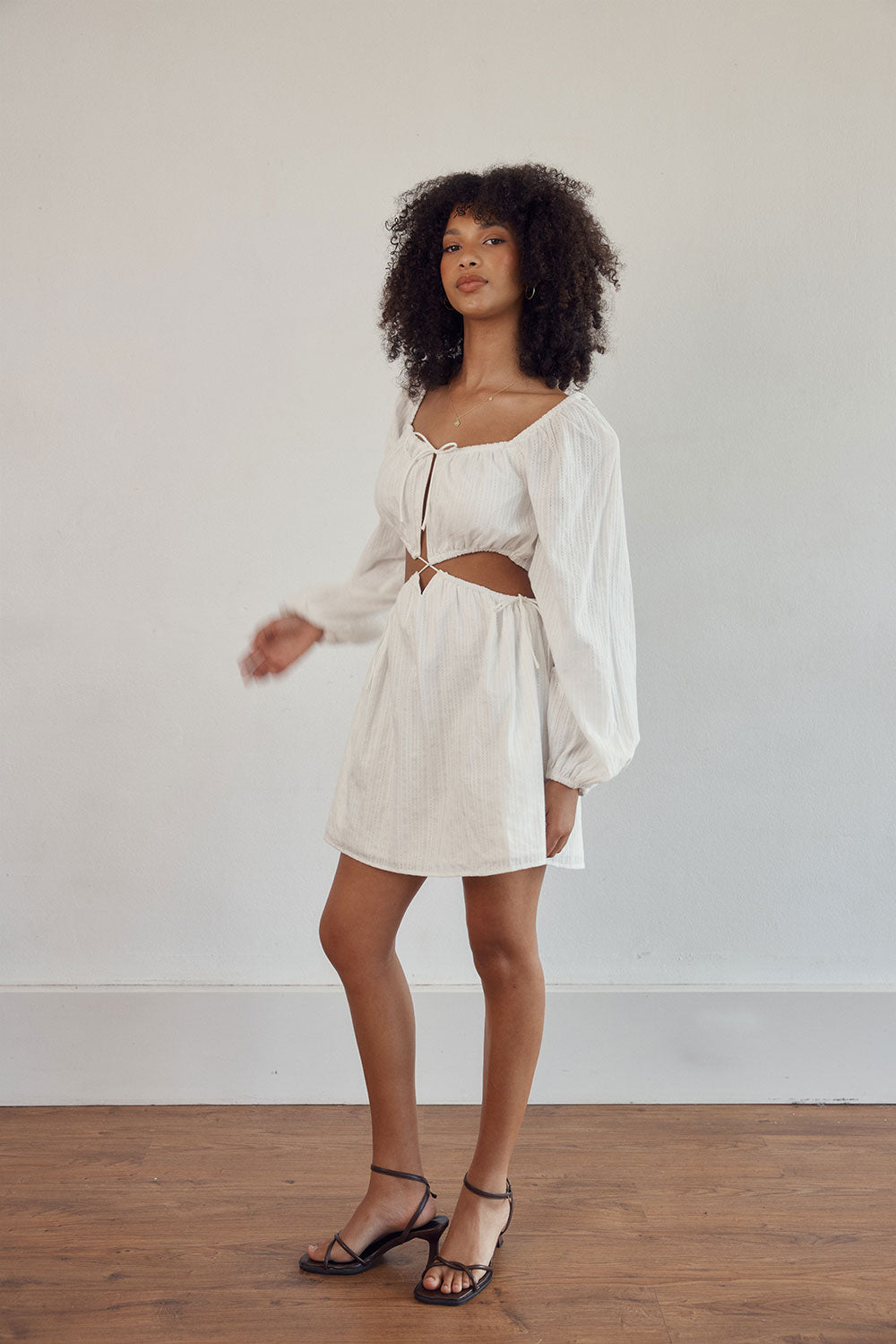 Unique Silky Dasha Cutout Sample Dress - One-of-a-Kind