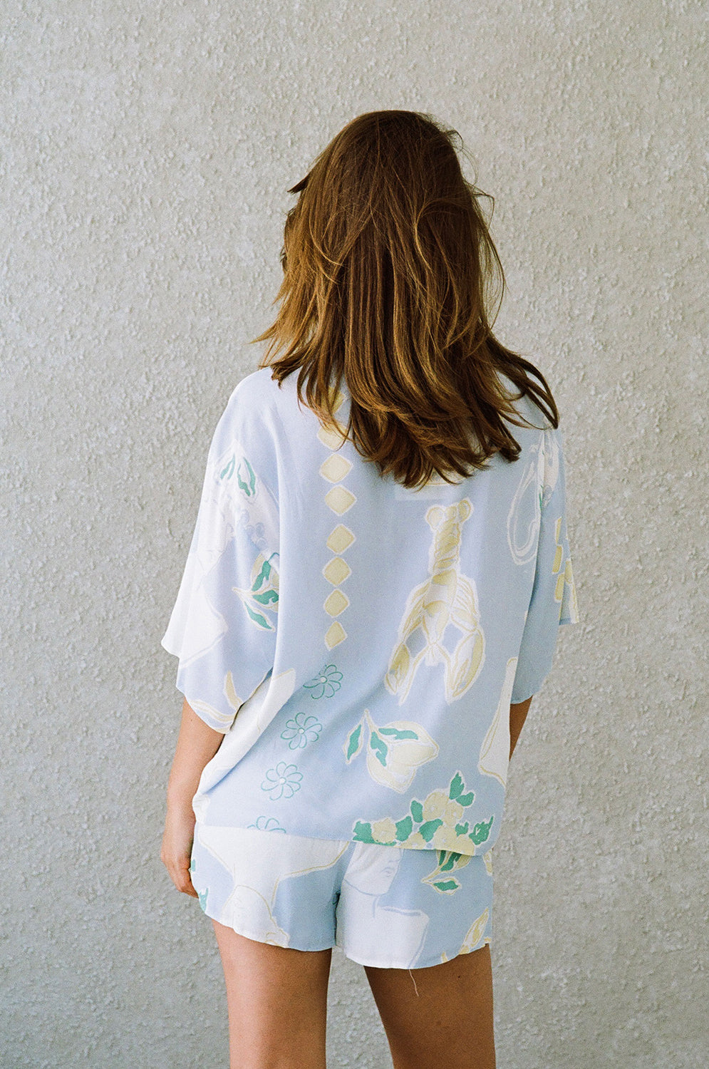 Unique Thessy Shorts in Stunning Ciao Blue - Sample Edition