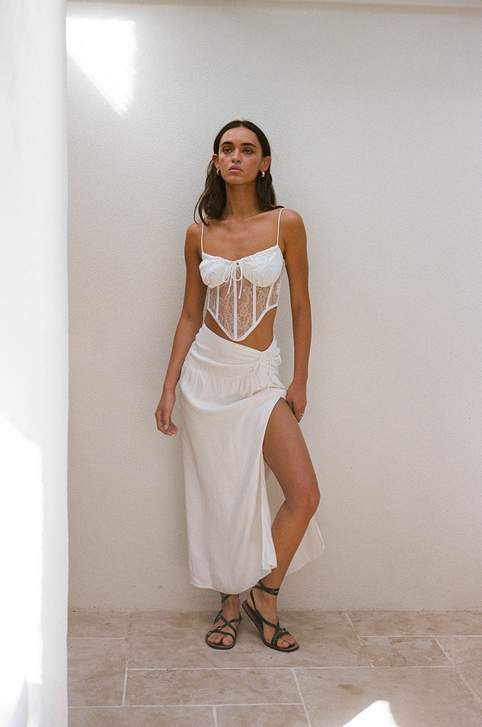 Sample Silky Miranda Women's Skirt - Unique Fashion Piece