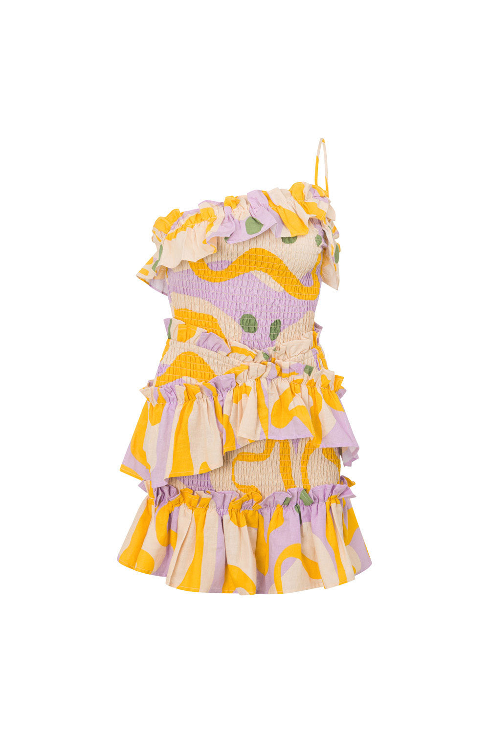 Sabo's Exclusive Spot Floral Capiro Party Dress