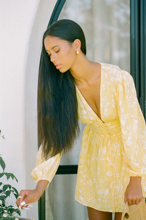 Exquisite Sabo-Designed Lulu Floral Dress for Special Events
