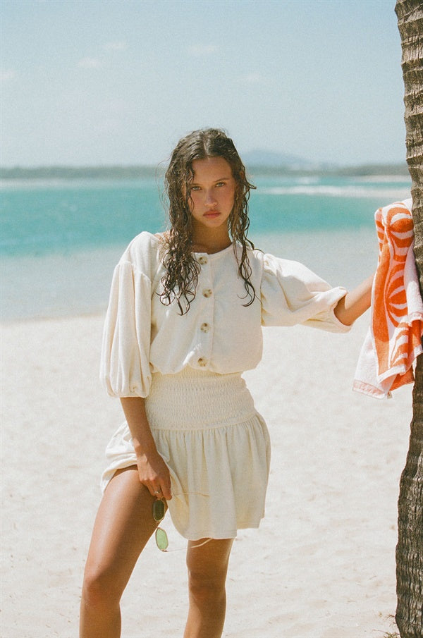 Sample Isle Towelling Dress - Unique Clothing Item