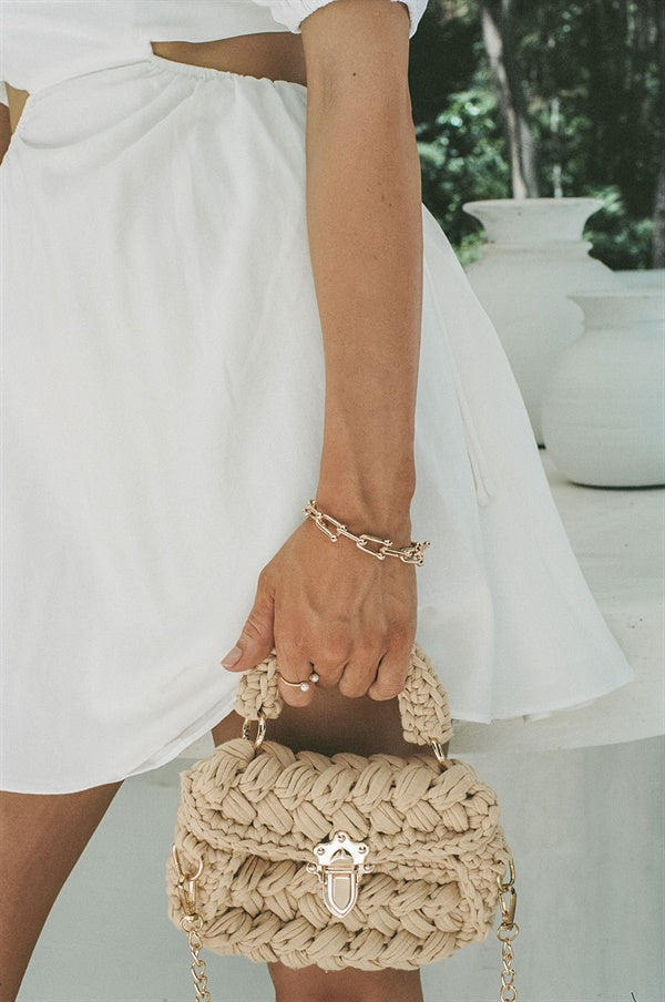 Stunning Gold-Toned Ellery Bold Link Bracelet for a Fashion Statement