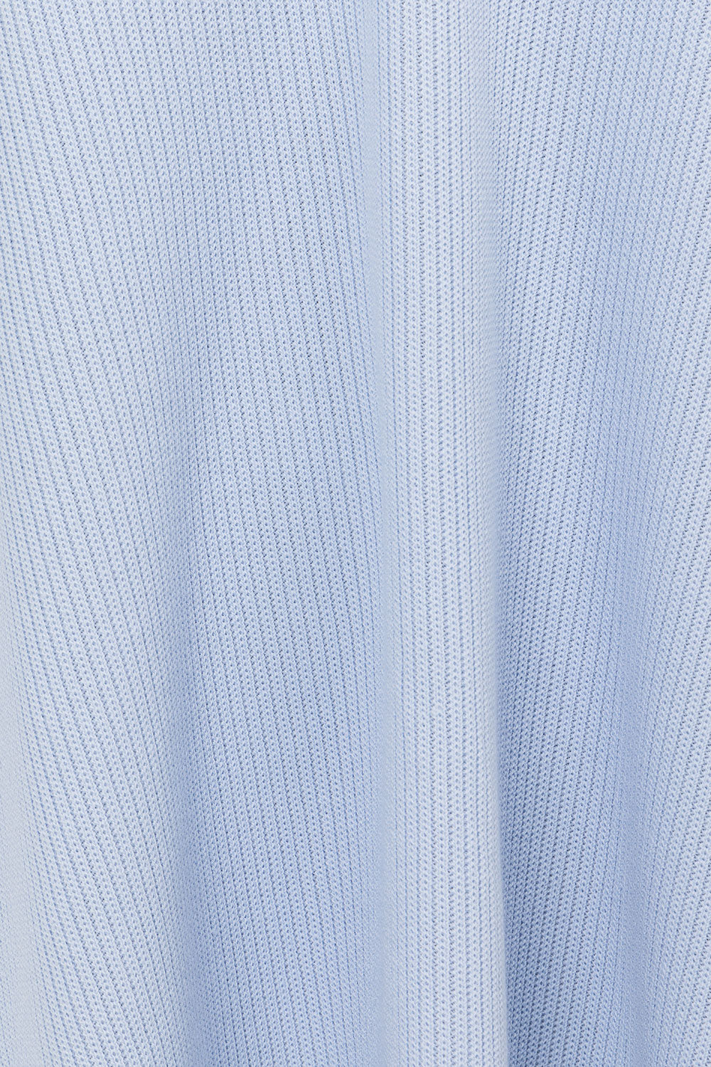 Sky Blue Soft Ribbed Knit Lana Women's Top