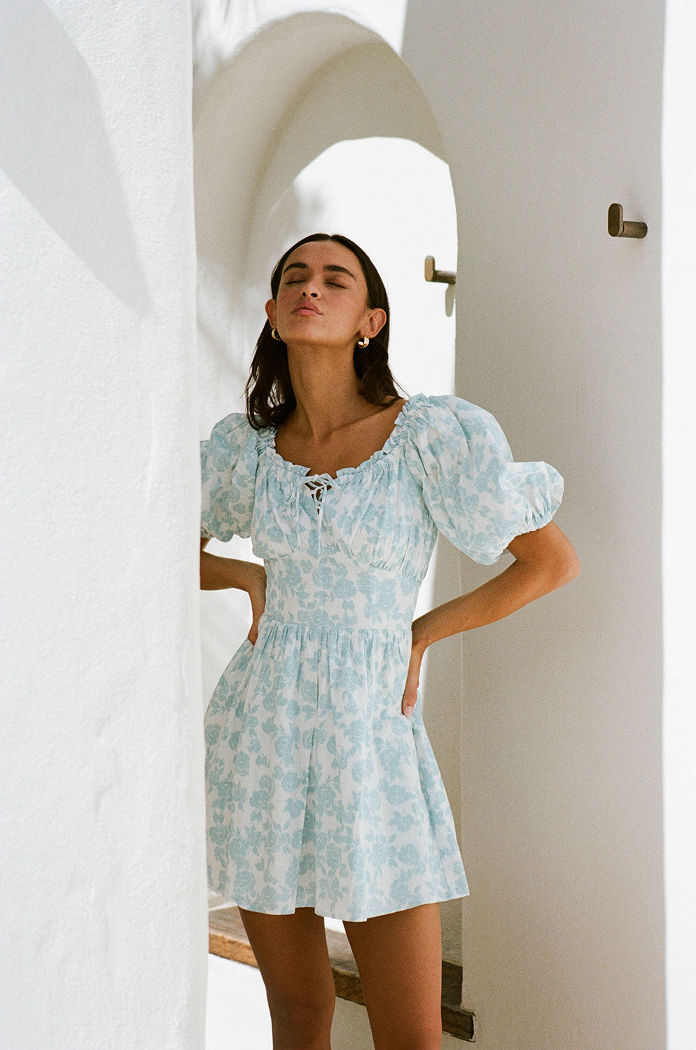 Women's Exclusive Story Book Rose Print Nyrobi Dress