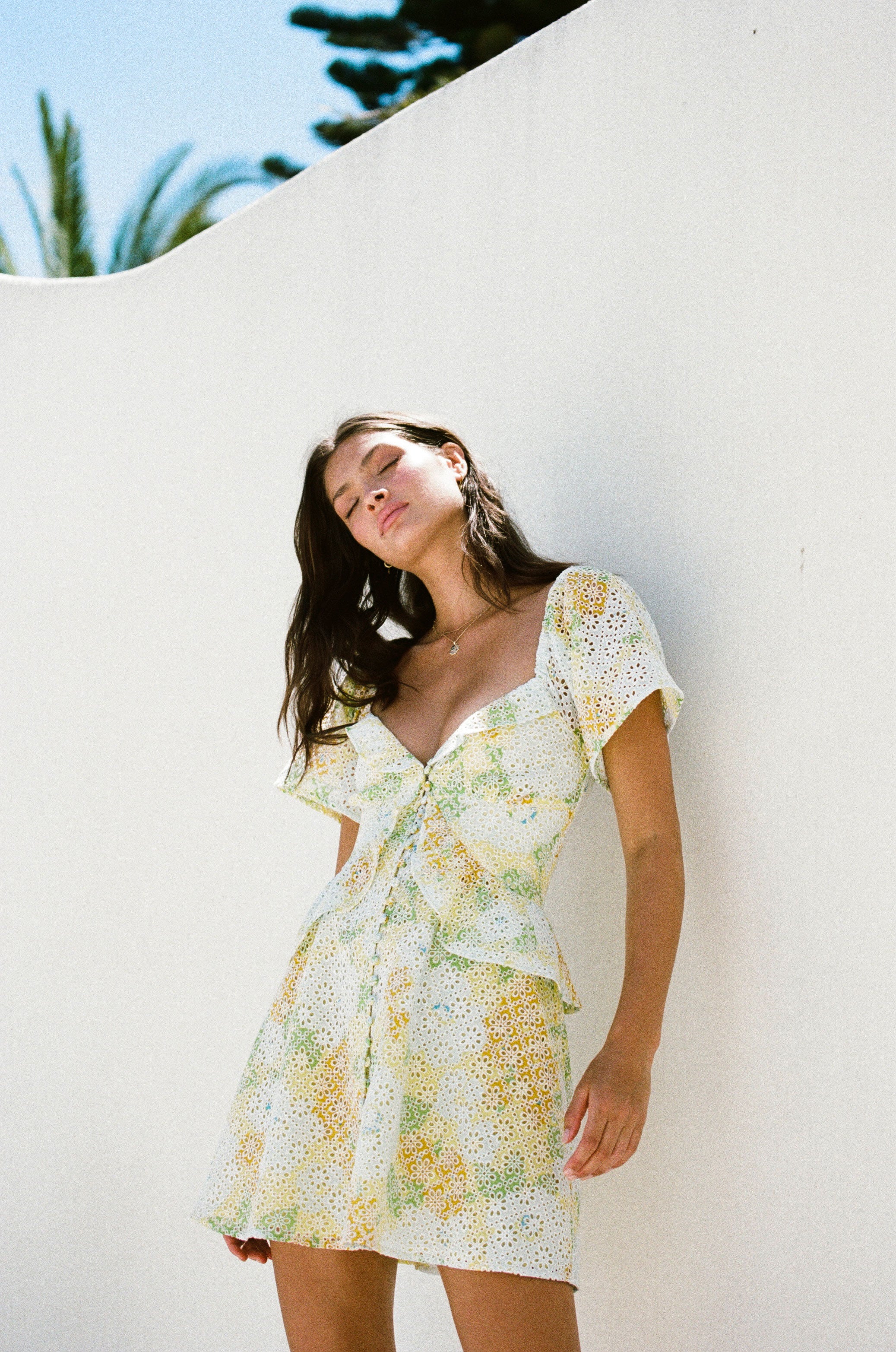 Unique Karta Frill Dress - Sample with Character