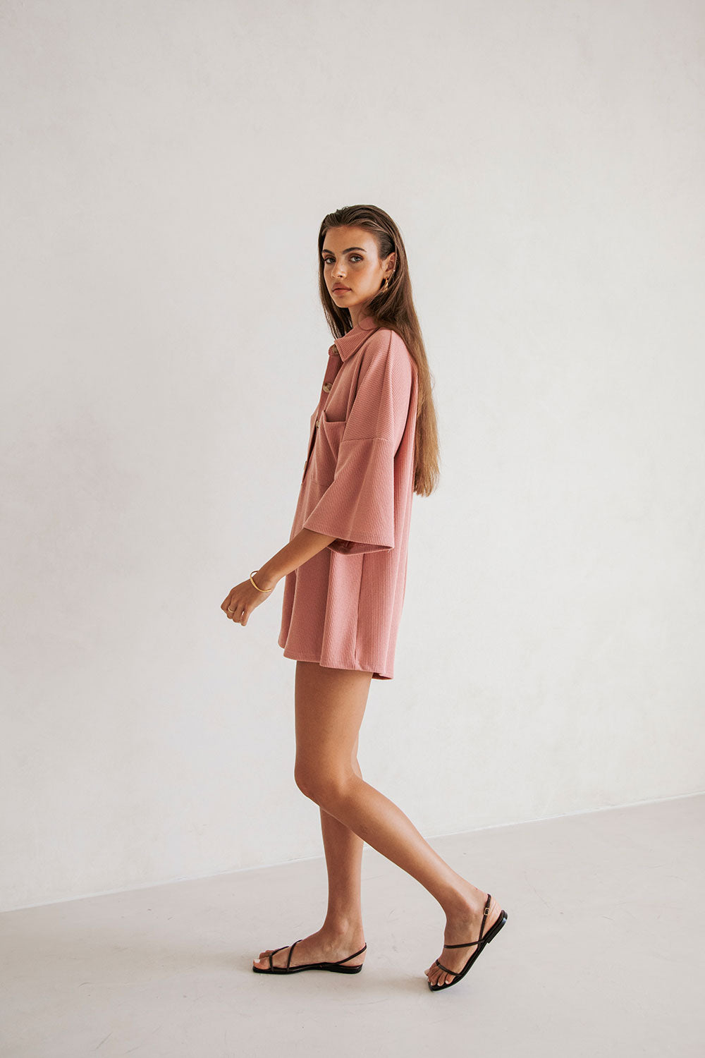 Casual Clay-colored Milena Playsuit for Everyday Wear