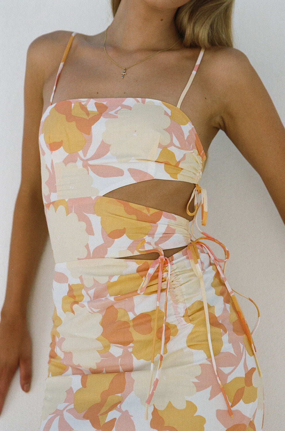 Unique Phoebe Draw Dress with Faint Grey Mark