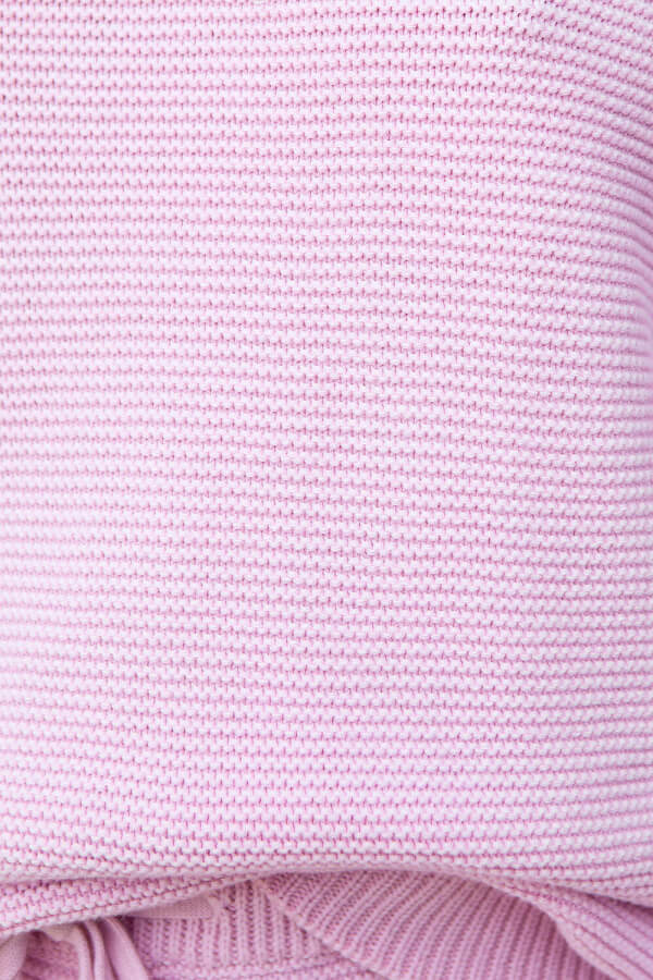 Soft Pink Knitted Taffy Style Women's Top