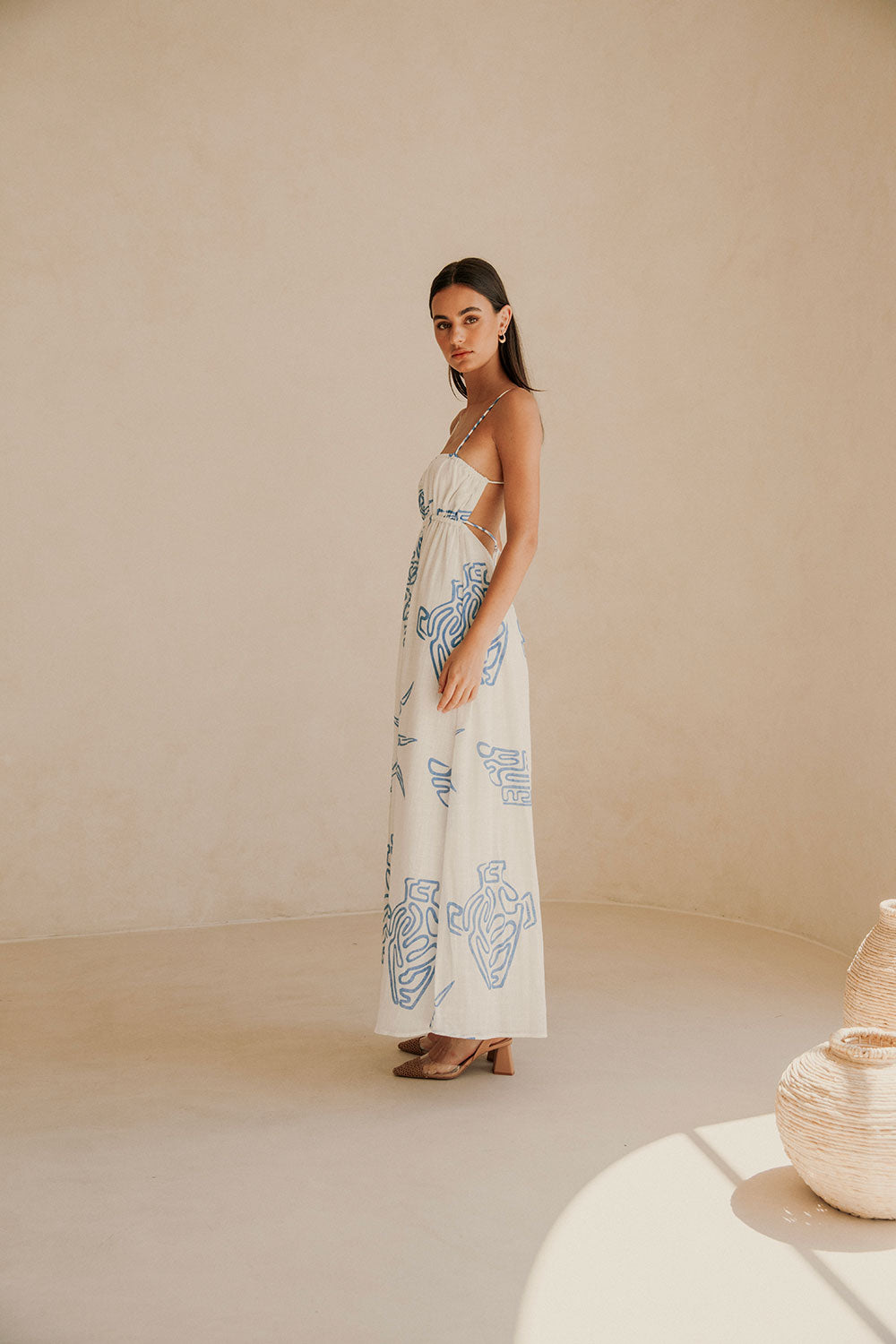Exclusive Evoke Blue Catie Dress for Long Lunches
