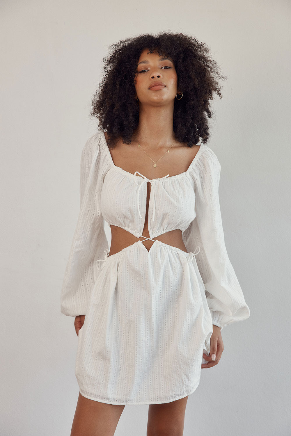 Unique Silky Dasha Cutout Sample Dress - One-of-a-Kind