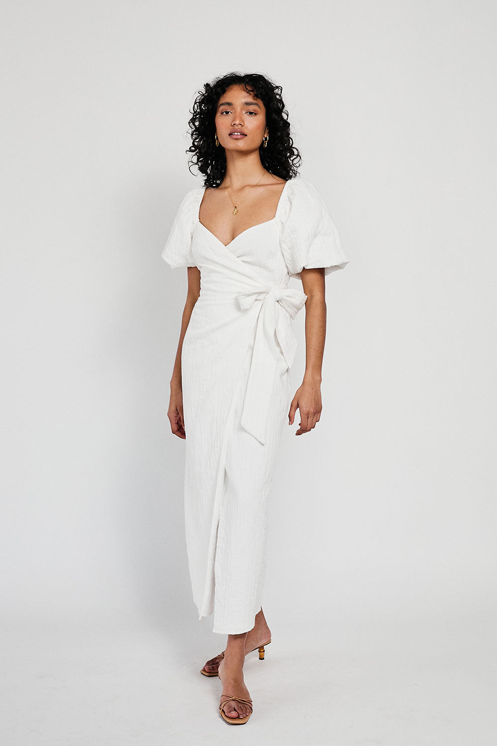 Unique Sabo Skirt Cora Wrap Dress Sample for Fashion Lovers