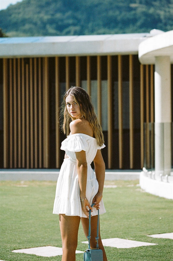 Exquisite Cherise Off - Shoulder Women's Dress for Special Occasions