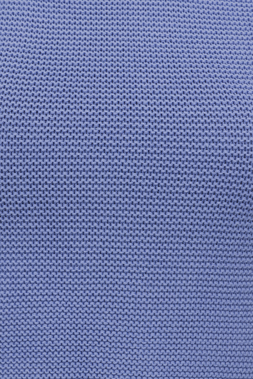 Azure Heather Cotton Knit Women's Crop Top