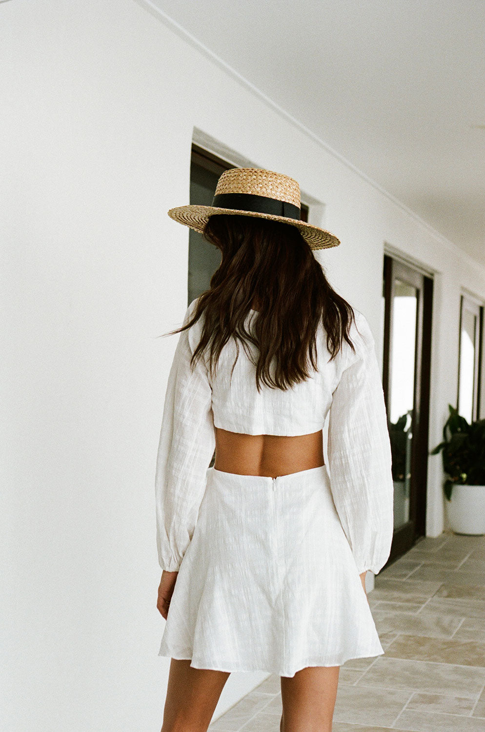 Sabo's Exclusive Lightweight Cotton Caycee Cutout Dress for Long Lunches