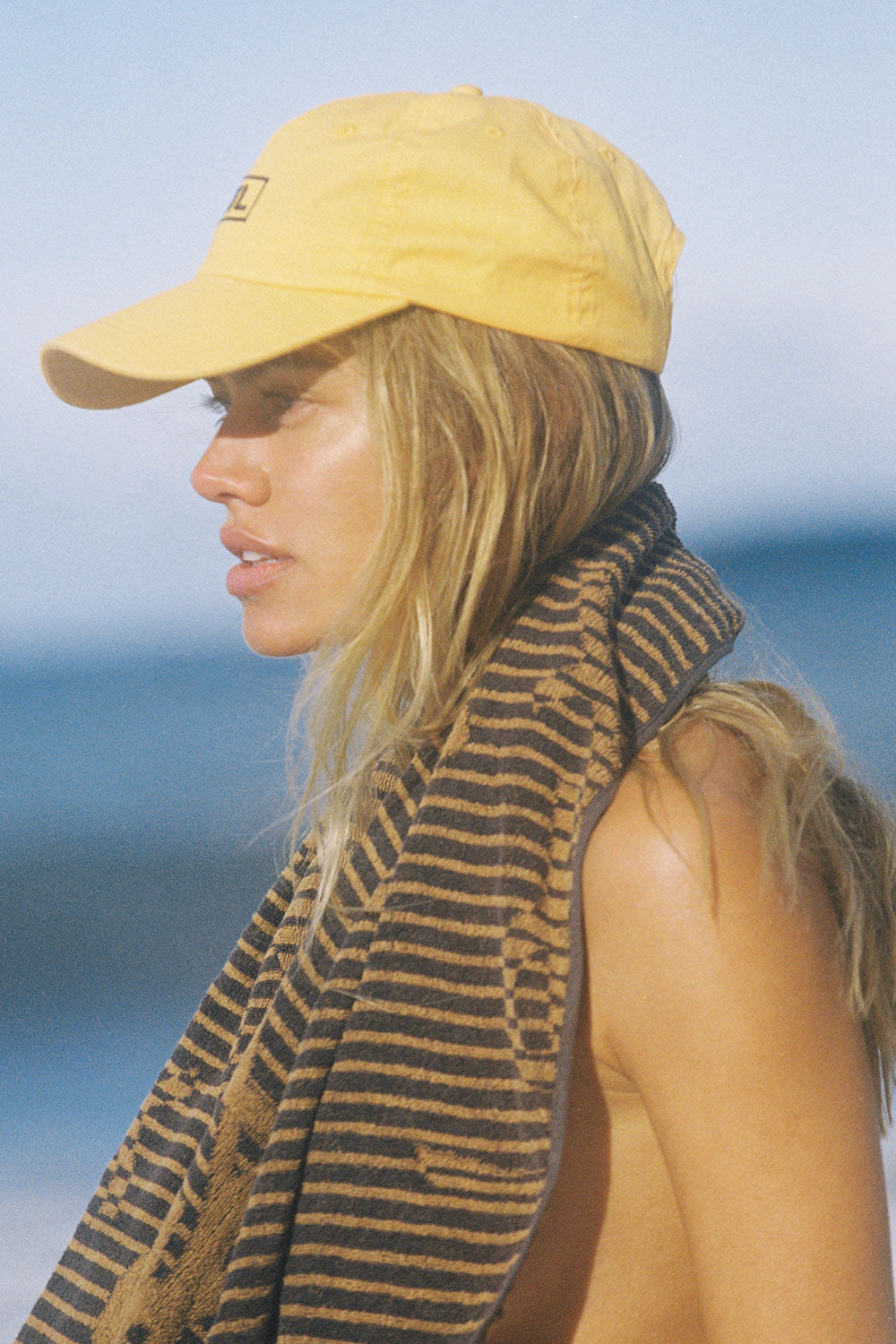 FT. Louisa 90's Style Adjustable Yellow Drop 2 Baseball Cap