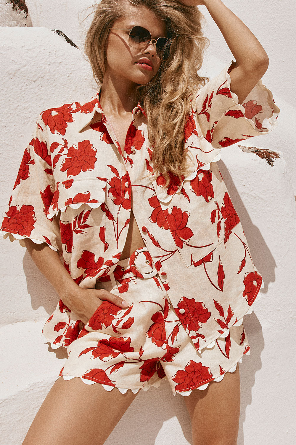 Unique Blooming Arlette Women's Fashion Top - Sample