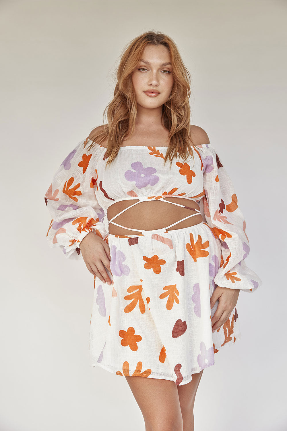Autumn Avie Off-the-Shoulder Women's Dress - Sample Edition