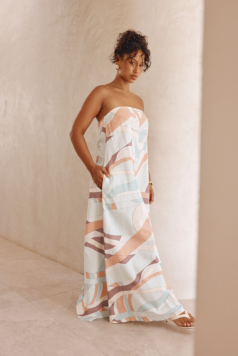 Noah Halcyon Print Women's Maxi Dress - Exclusive Design