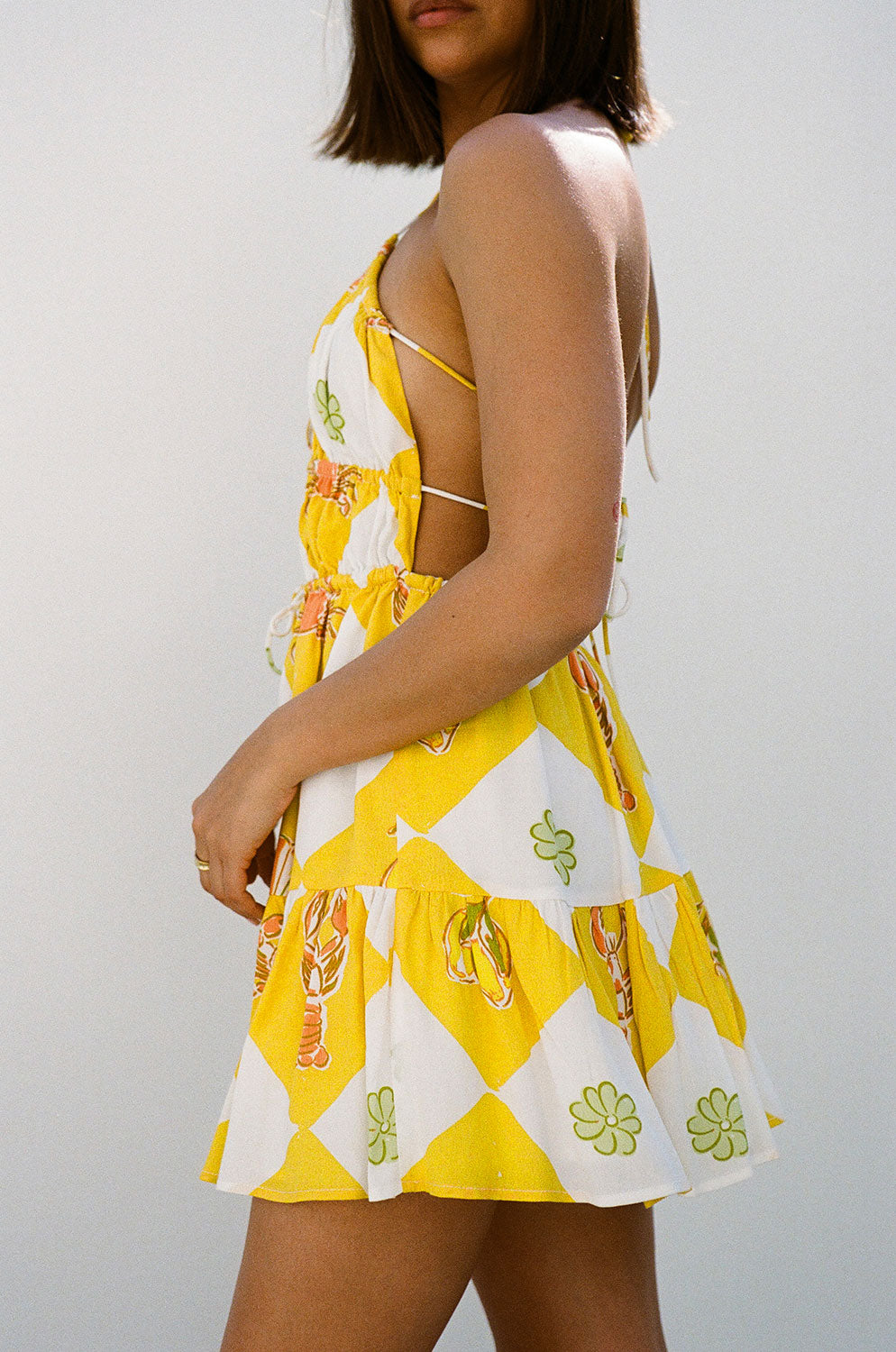 Unique Astyn Oceano Yellow Sample Dress for Fashion Lovers