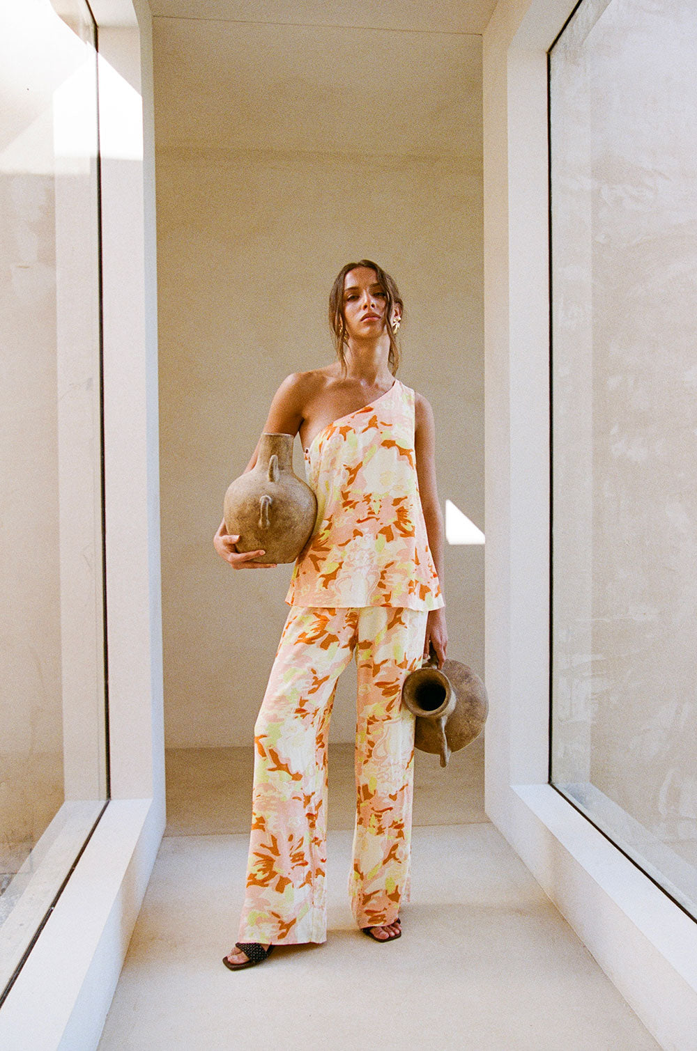 Fashionable Sample - Motion Floral Parlour Pants for Women
