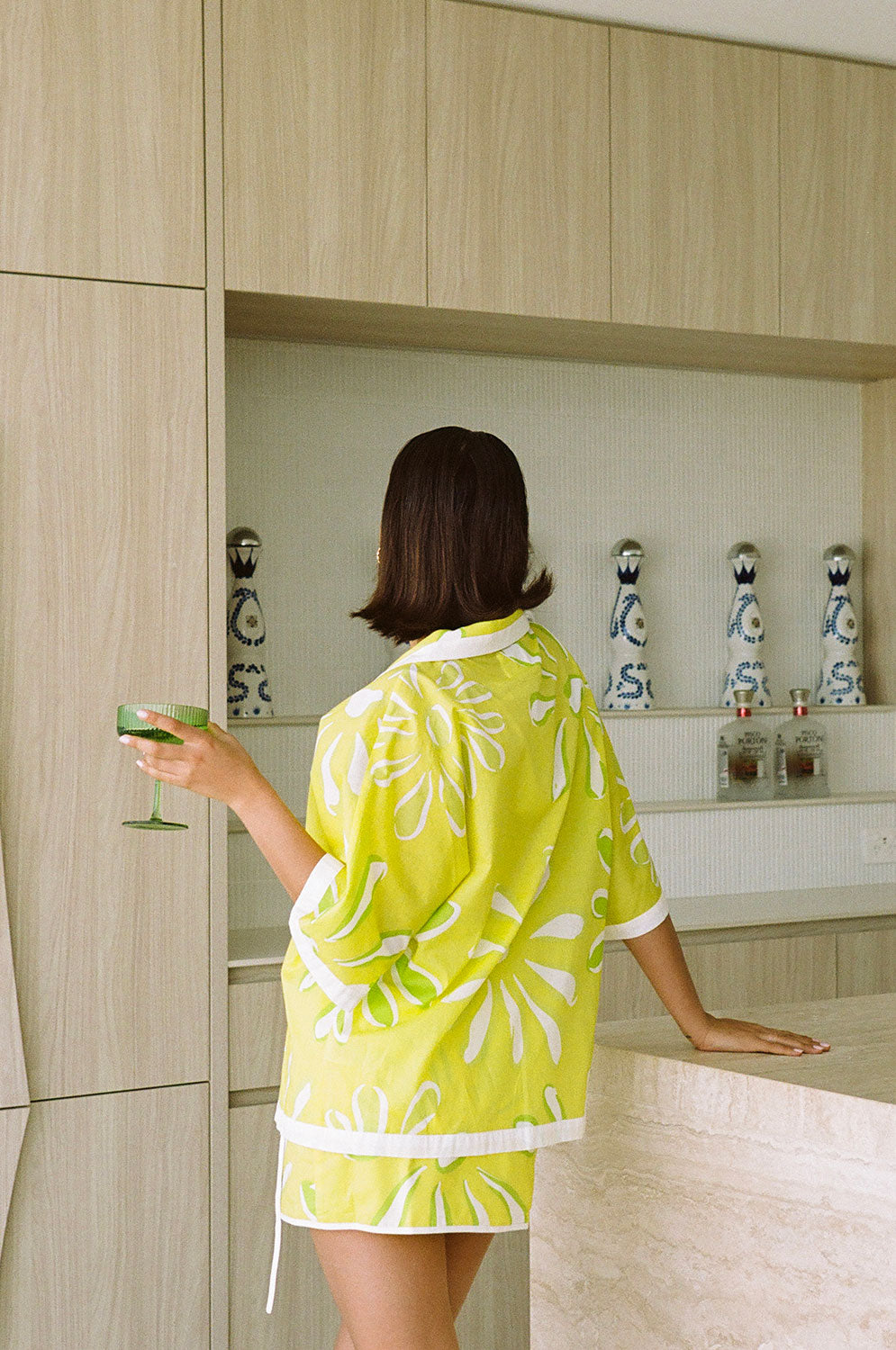 Exquisite Oversized Lara Cotton Voile Floral Print Shirt