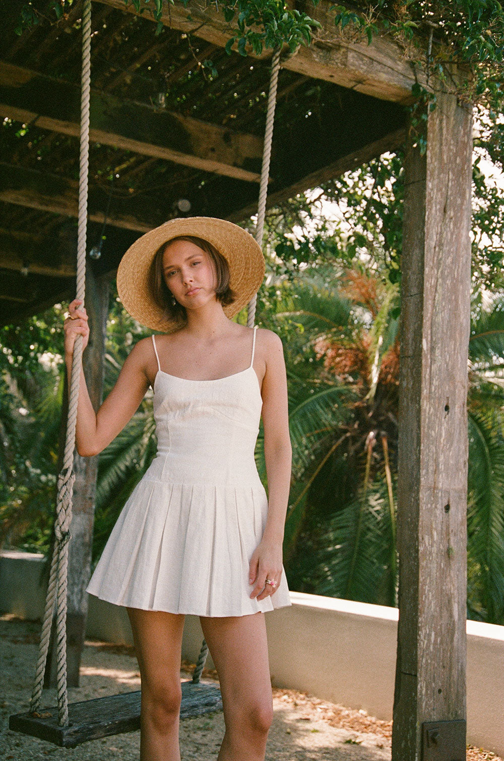 Exquisite White Angelica Women's Dress - A Unique Sample Piece