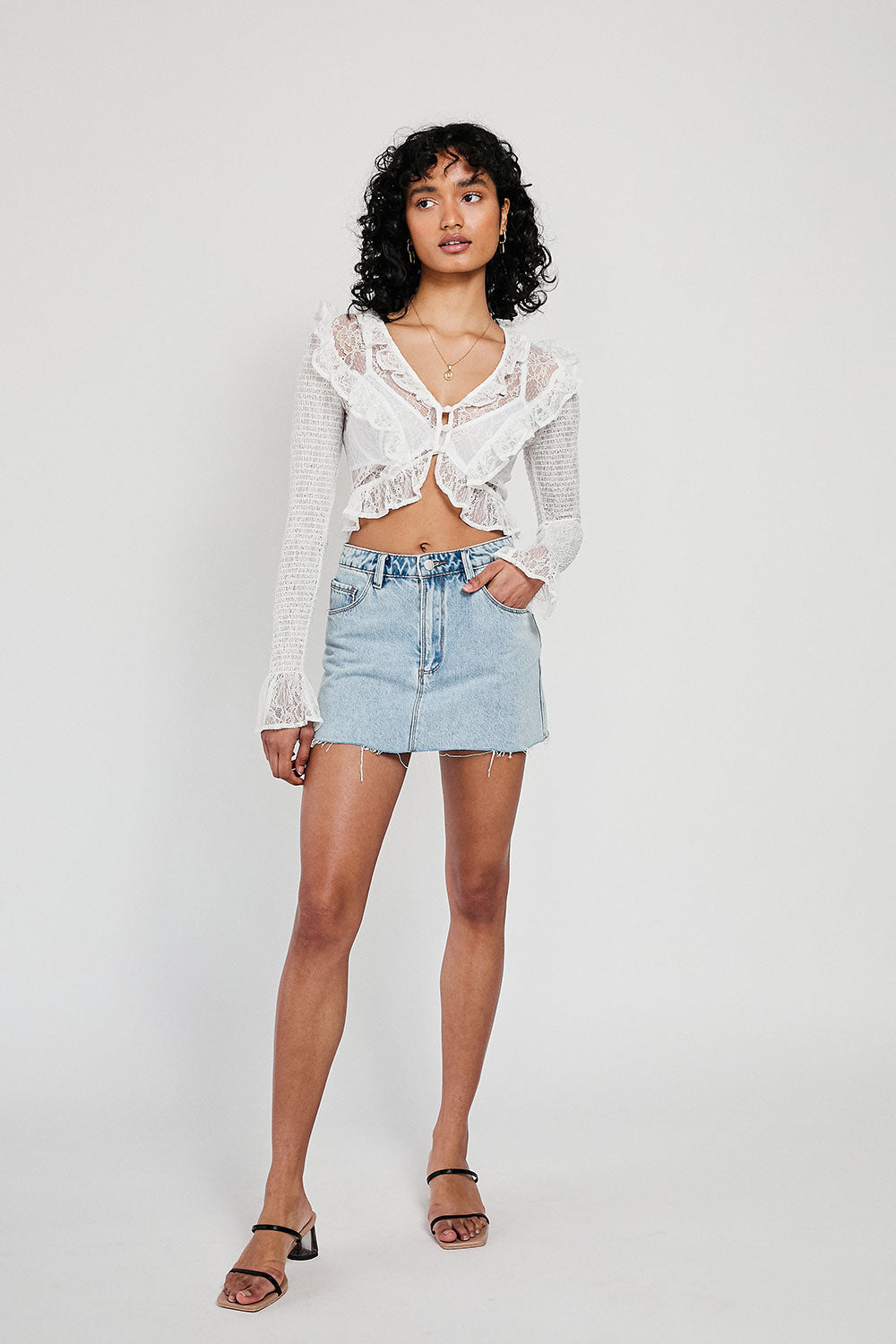 Exclusive Milani Fashion Mesh Women's Top - Sample Piece