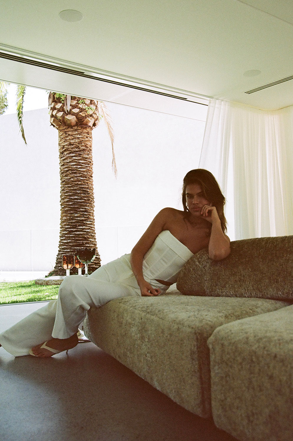 Unique White Isabela Sample Pants for Fashion Lovers