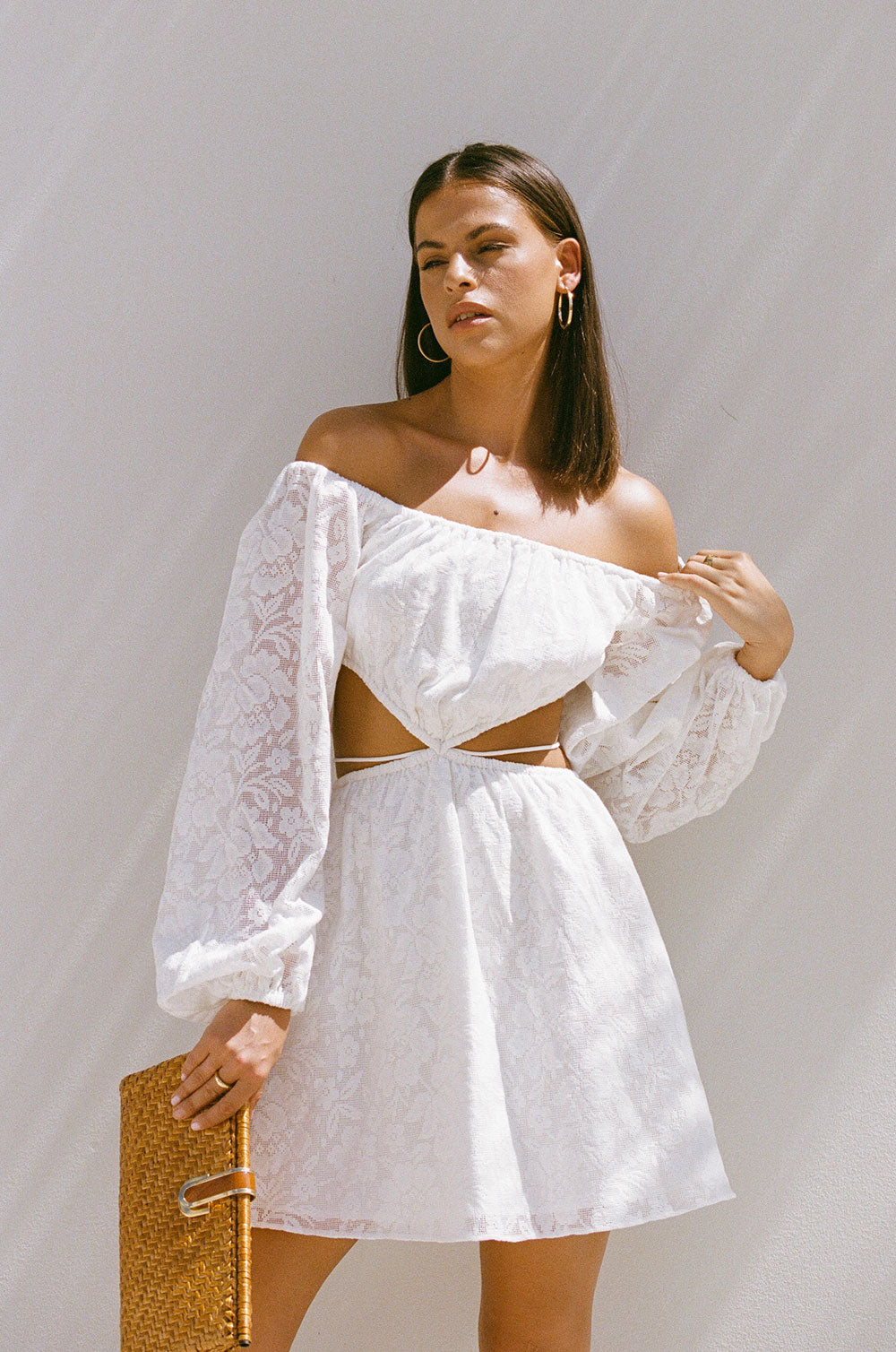 Unique Sample of Naiya Off - the - Shoulder Women's Dress