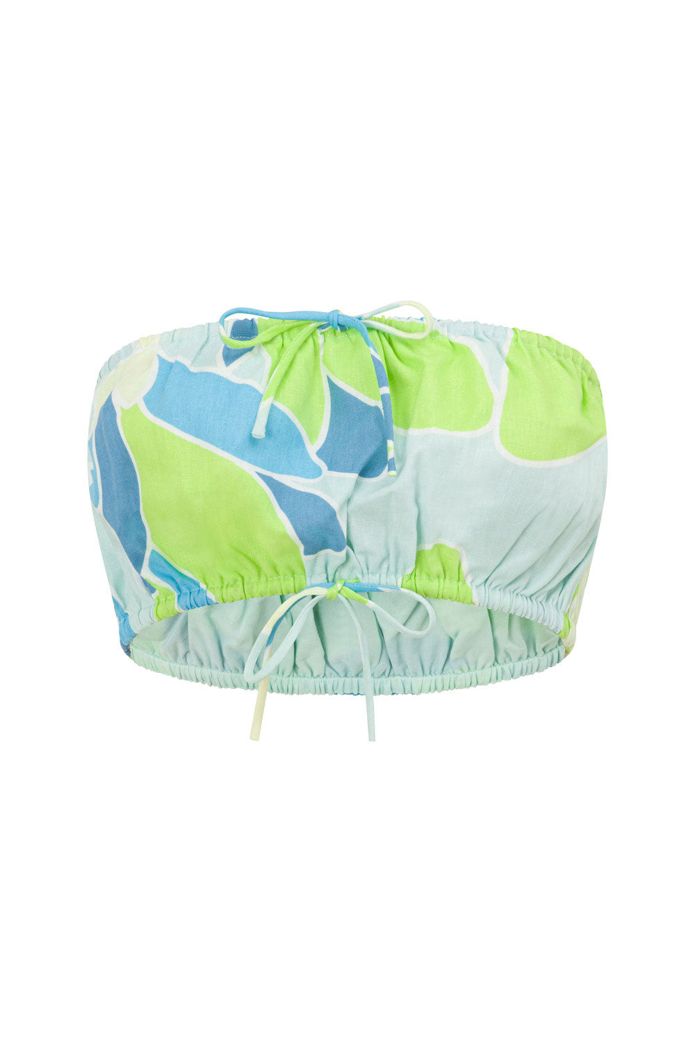 Exquisite Women's Aviva Top with Exclusive Magnolia Blue Print