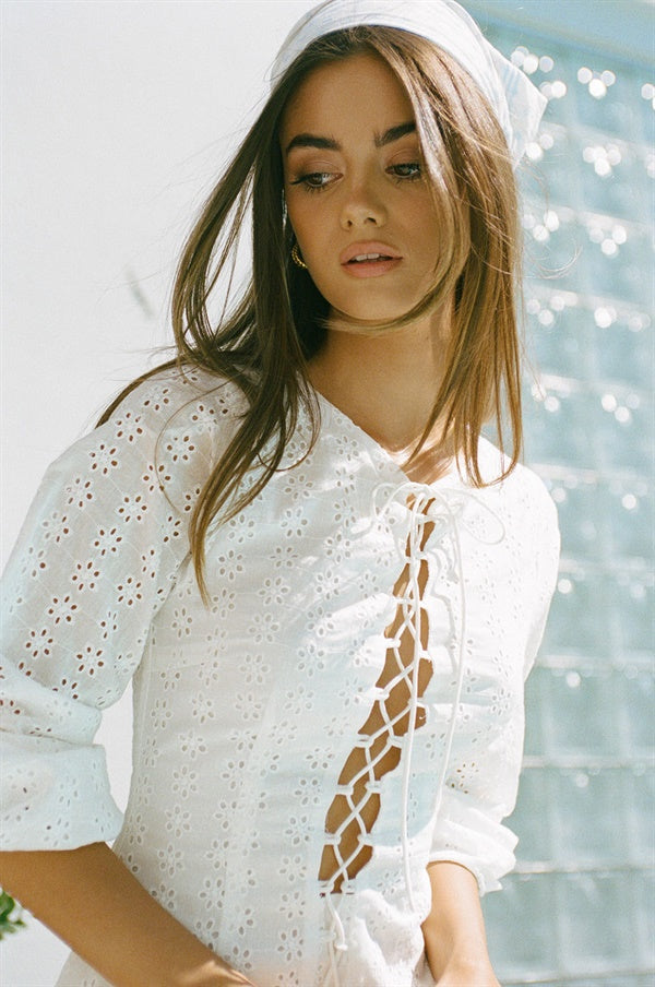 SAMPLE - Eyelet Alma Women's Dress