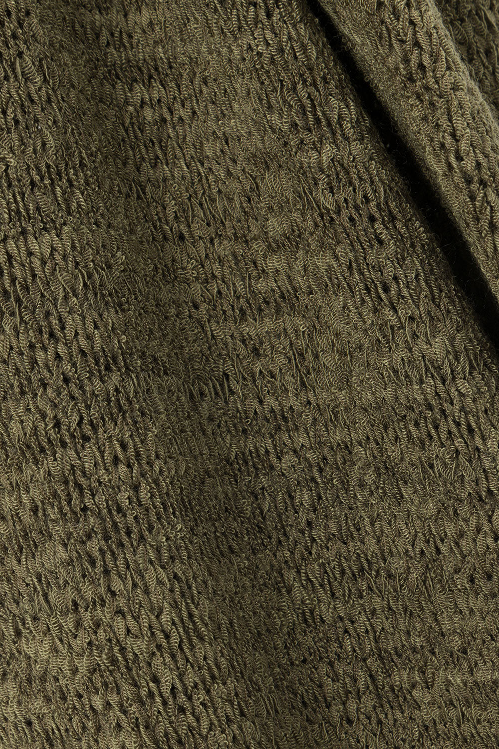 Stylish Olive Green Louka Knit High - Waisted Pants