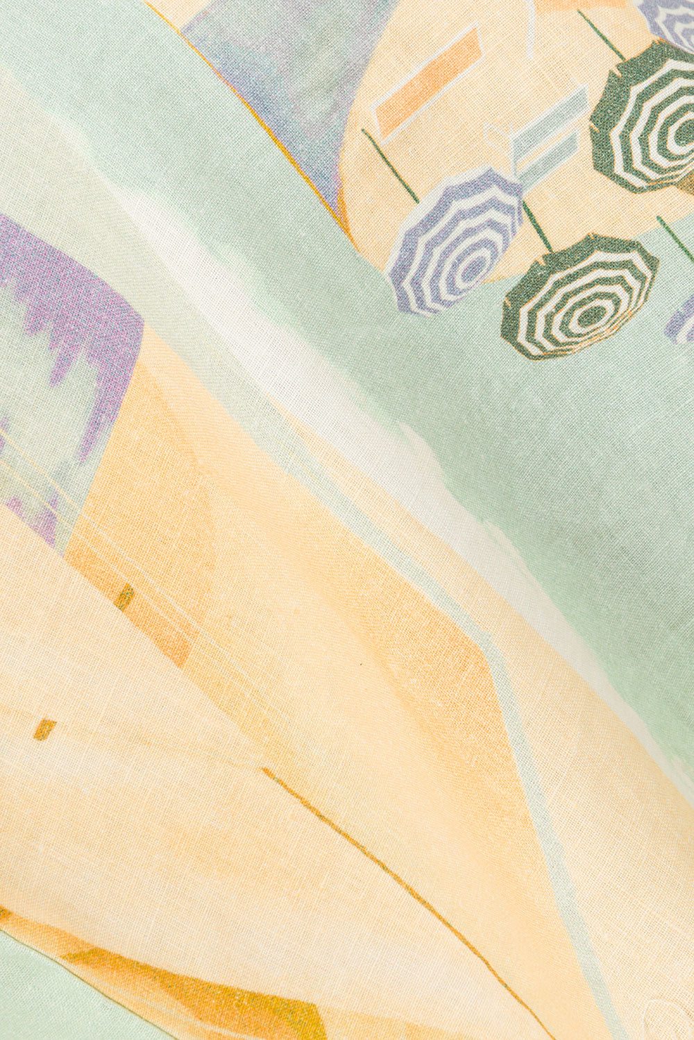 Portofino Linen Boxy Fit Shirt with Fiorire Acqua Print from Summer '25 Collection