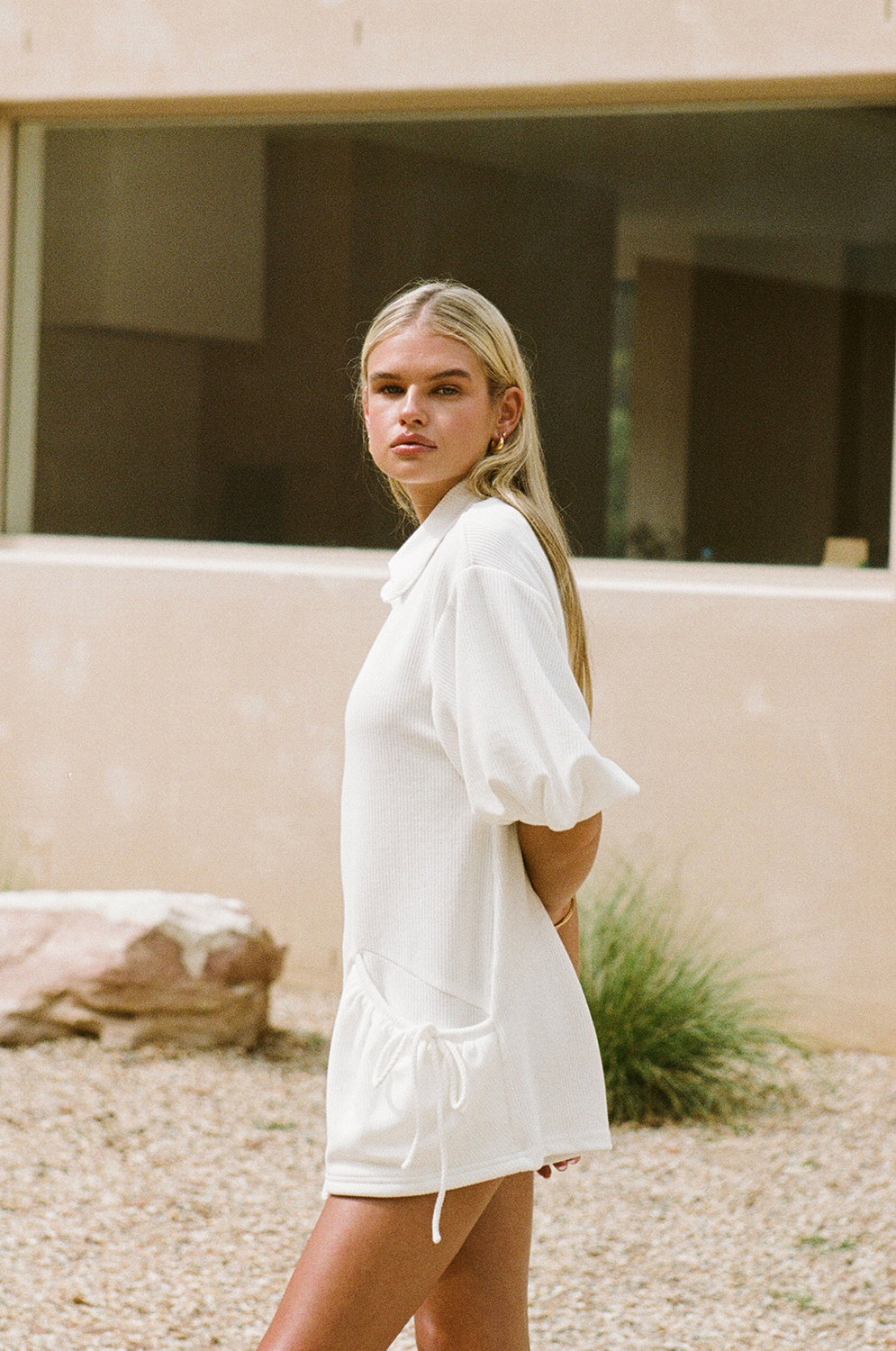Unique Faint Blue Marked Airlie Playsuit Sample