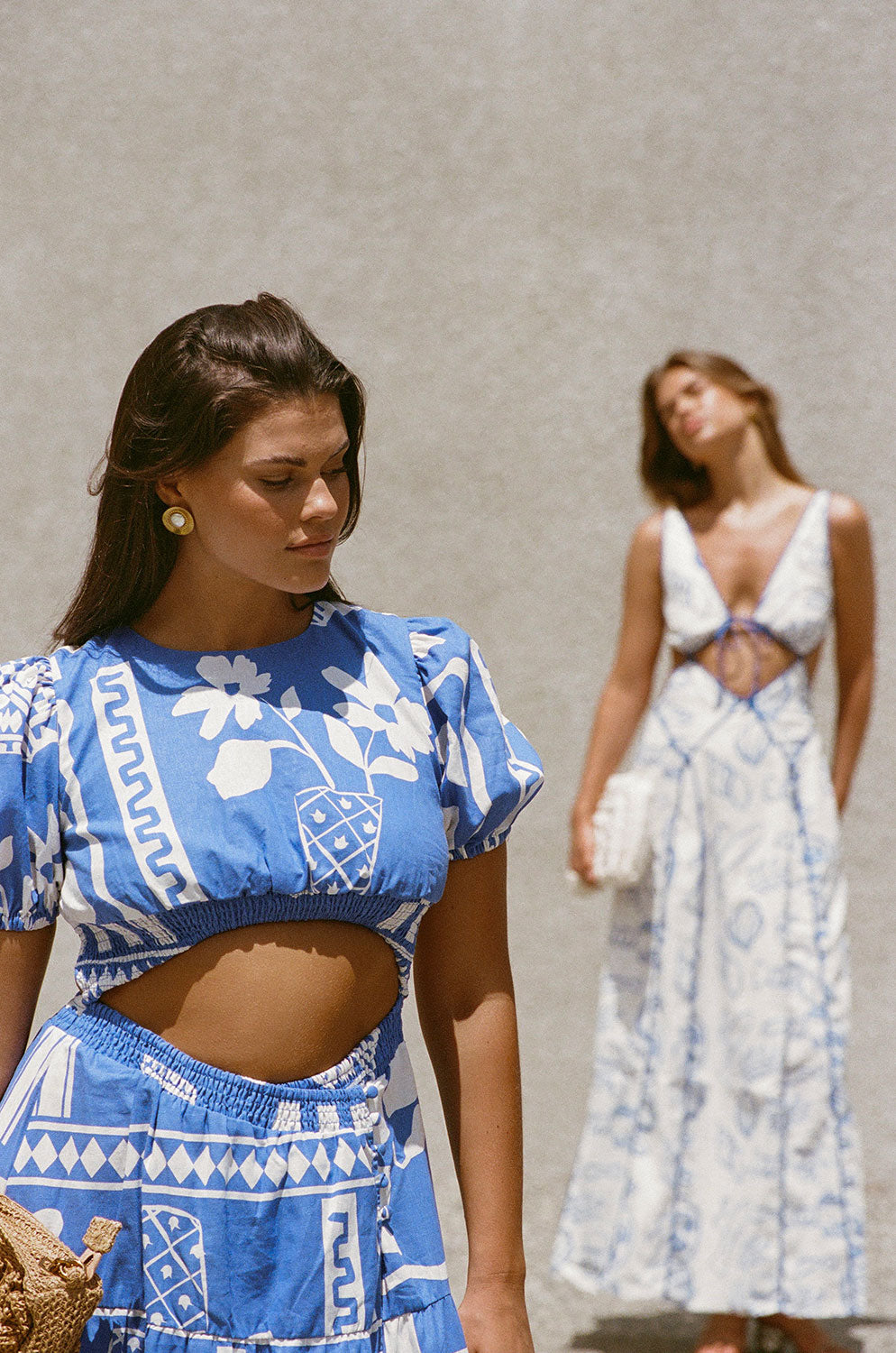 Exclusive Lemoni Blue Laiken Maxi Dress for Long Lunches